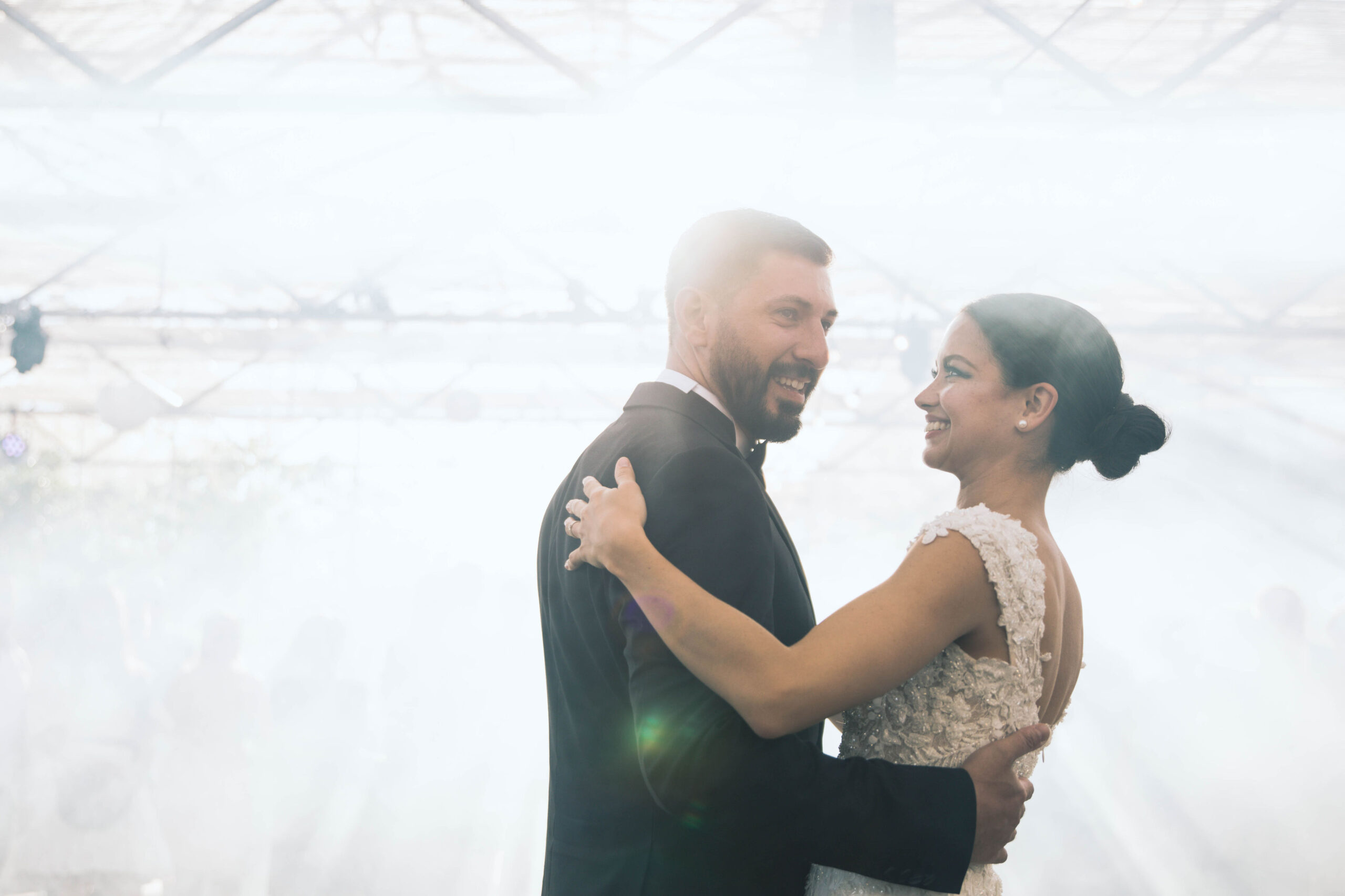 couple's first dance in Switzerland